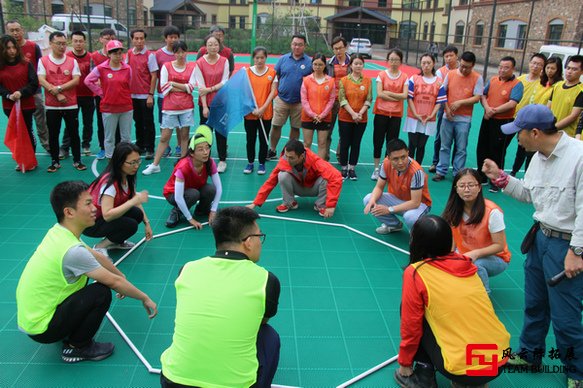 團建拓展項目不倒森林